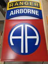 82nd Airborne Division Flush Inlay Handmade Wall Plaque 18 or 24 inches