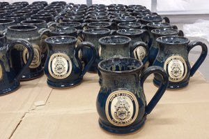 142nd Military Police Company Handmade Ceramic 22 Oz Potbelly Stein