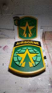 16th MP Brigade Handmade Wall Plaque (Airborne or Non-Airborne)